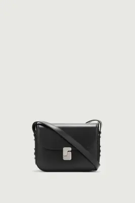 SAC BELLISSIMA MINI NOIR FERMOIR ARGENTÉ — photo 1