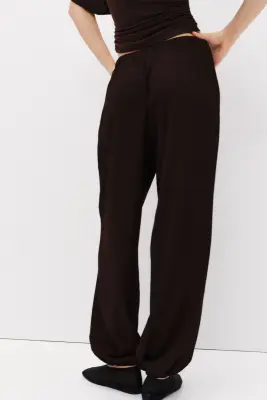 Pantalon ballon - Marron foncé — photo 2