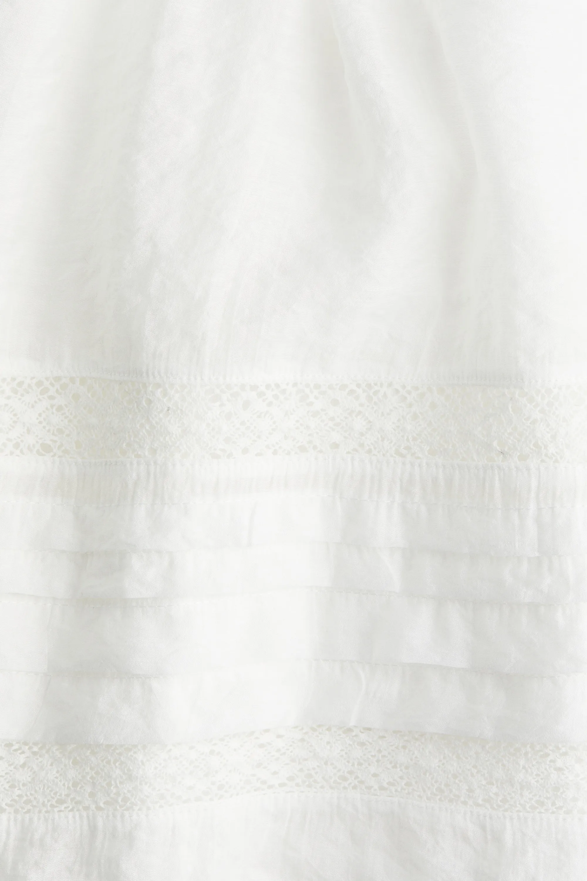 Robe à plis nervure - Blanc