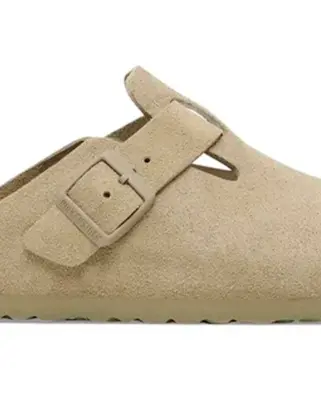 Boston Suede Leather Faded Khaki — photo 4