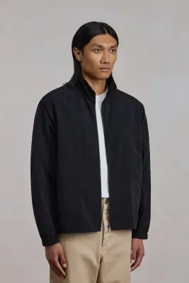 Training Zip Jacket - Nylon Noir — photo 4