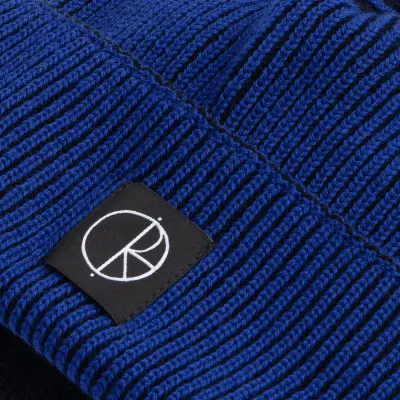 Bonnet Polar merinos lines – egyptian blue / black — photo 3