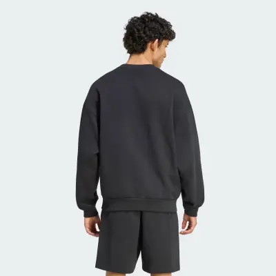 ADIDAS SWEAT COL ROND Noir — photo 3