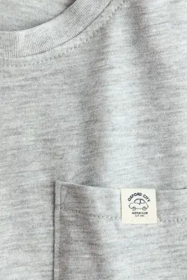 Ensemble 2 pièces T-shirt et pantalon jogger - Gris — photo 1