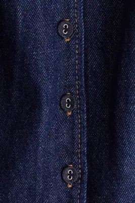 Gilet sans manches en denim - Bleu denim foncé — photo 4