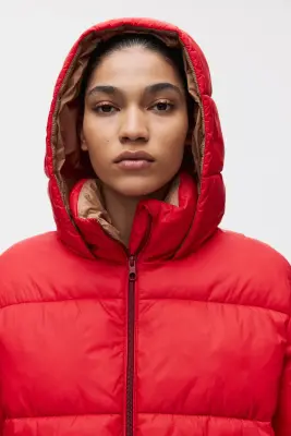 Doudoune oversize - Rouge — photo 2