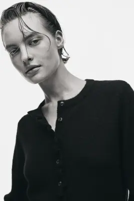 Gilet volanté - Noir — photo 2