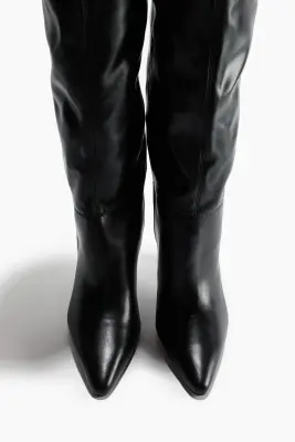 Bottes de hauteur genou - Noir — photo 2