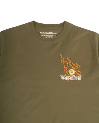 Flaming Pearl Tee Tashi Mannox Olive — photo 2