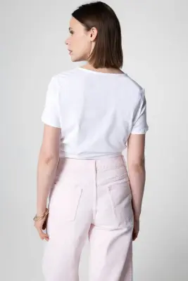 T-shirt en coton supima — photo 4