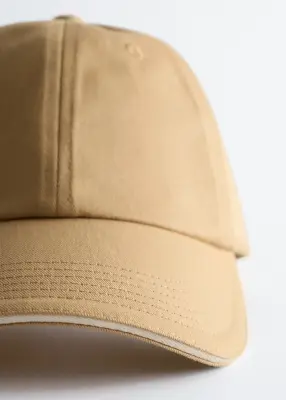 Casquette en sergé de coton - Jaune — photo 2