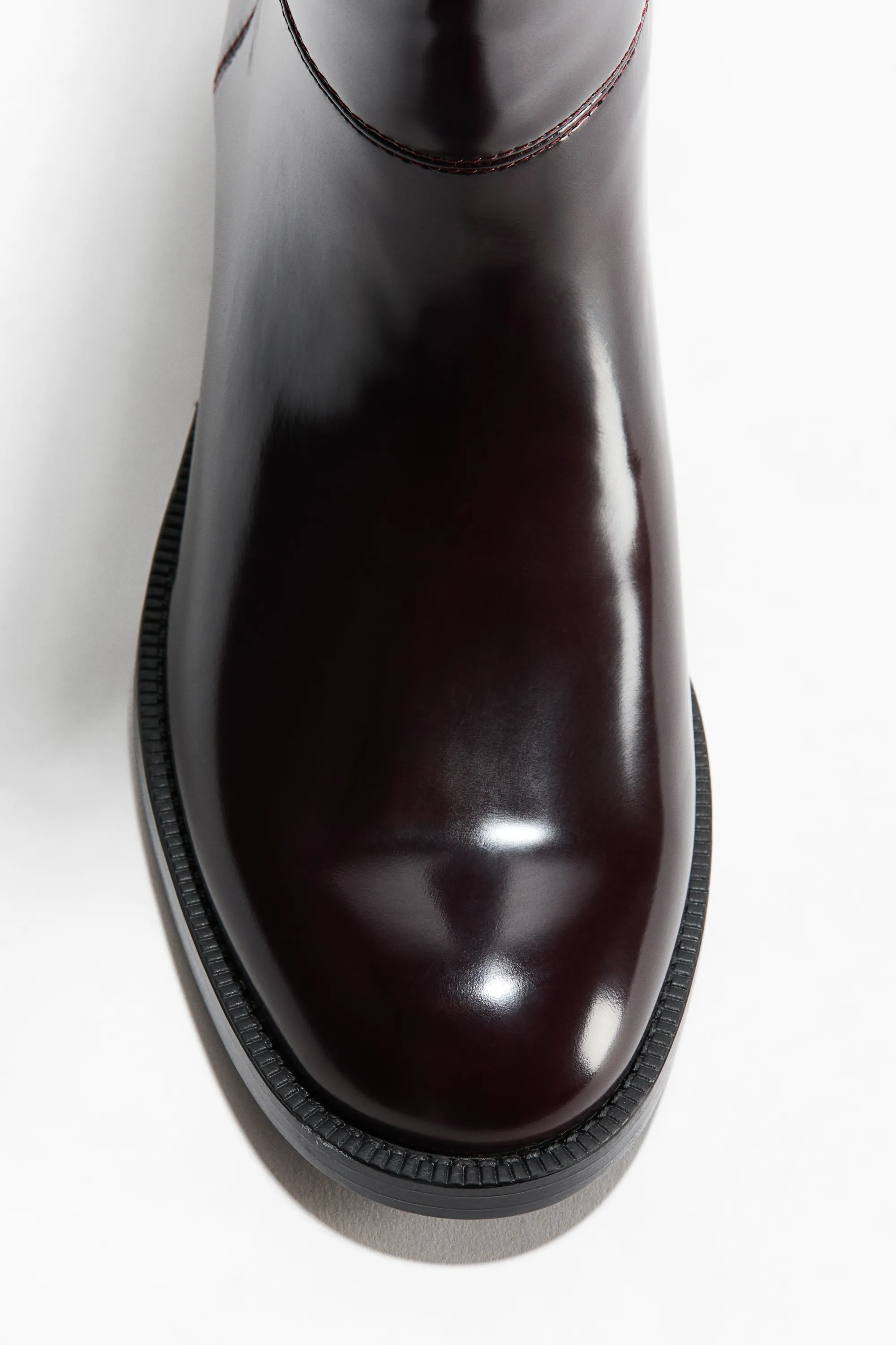 Bottes de hauteur genou - Bordeaux