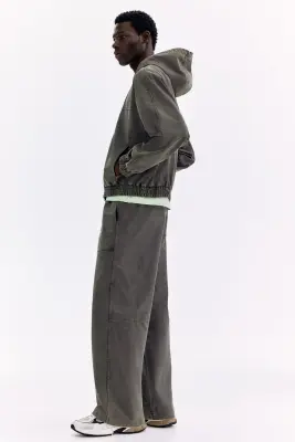 Veste à capuche - Gris foncé — photo 5