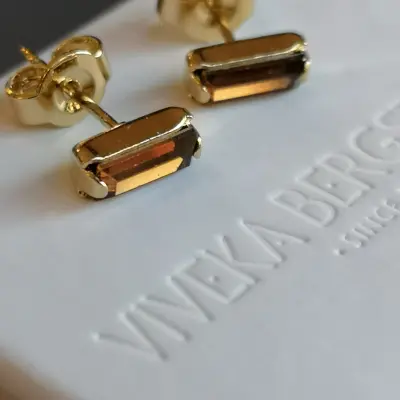 Flingan, 7*3 mm crystal earrings — photo 5