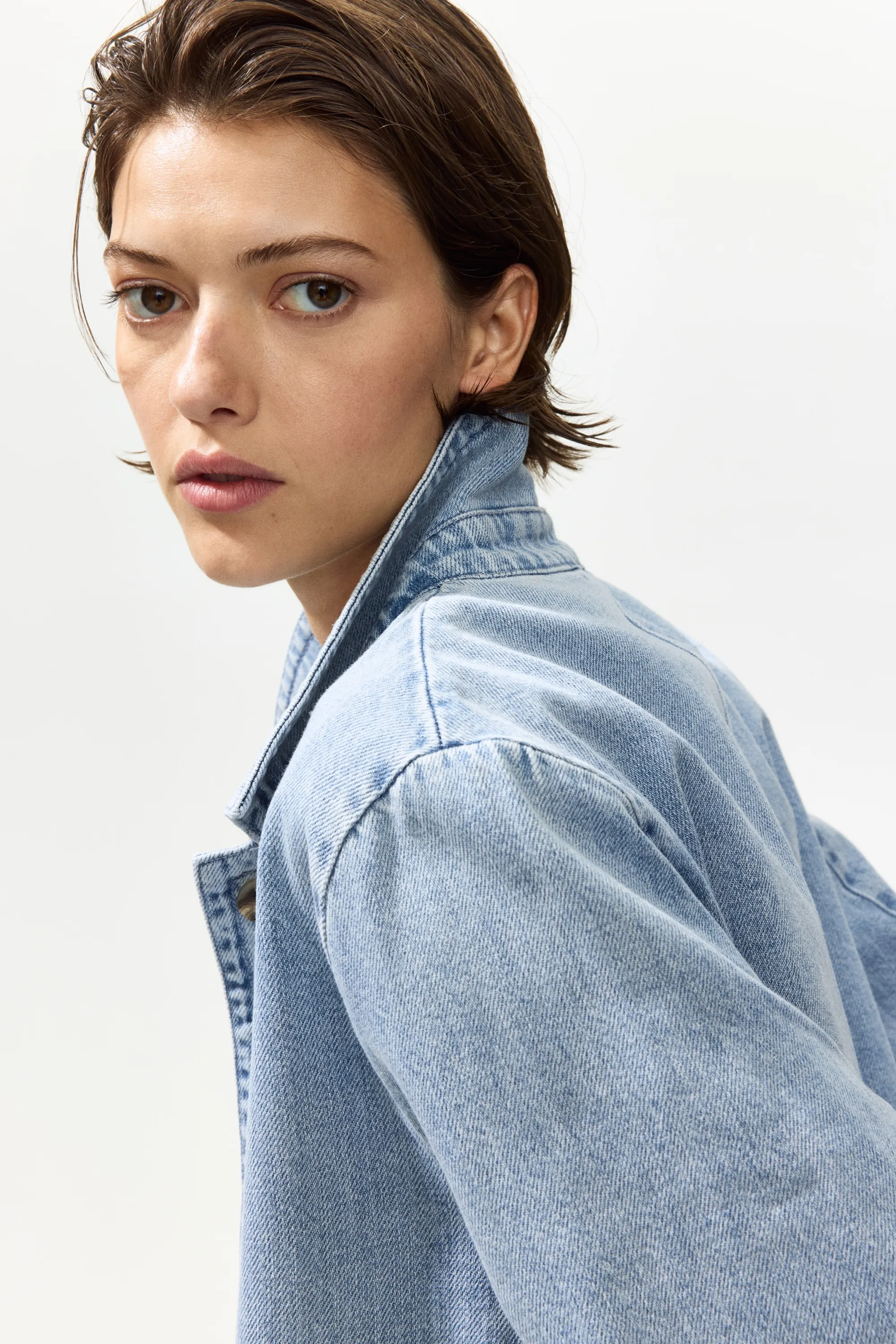 Veste en denim - Bleu denim clair