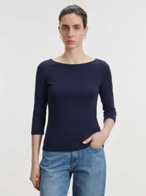 T-shirt en viscose et élasthanne