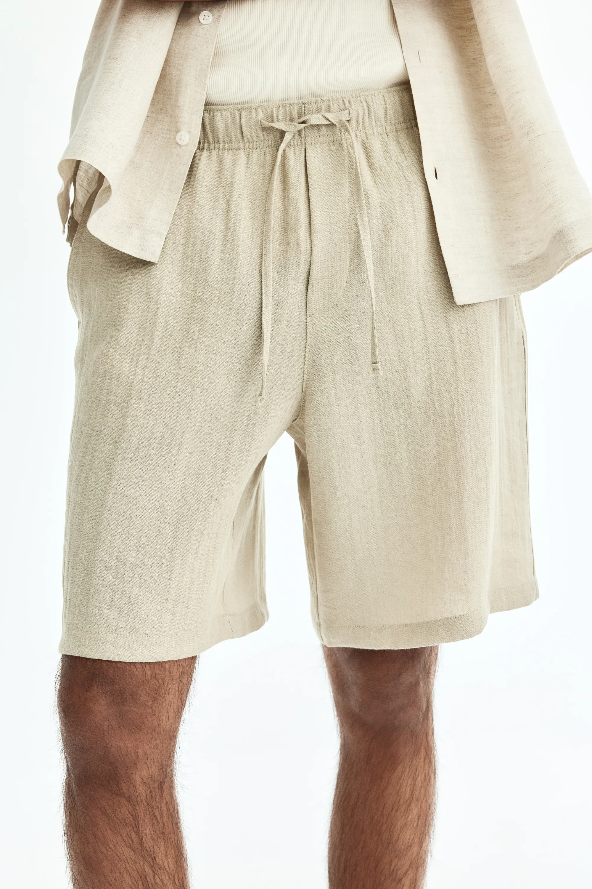 Short Loose Fit - Beige clair
