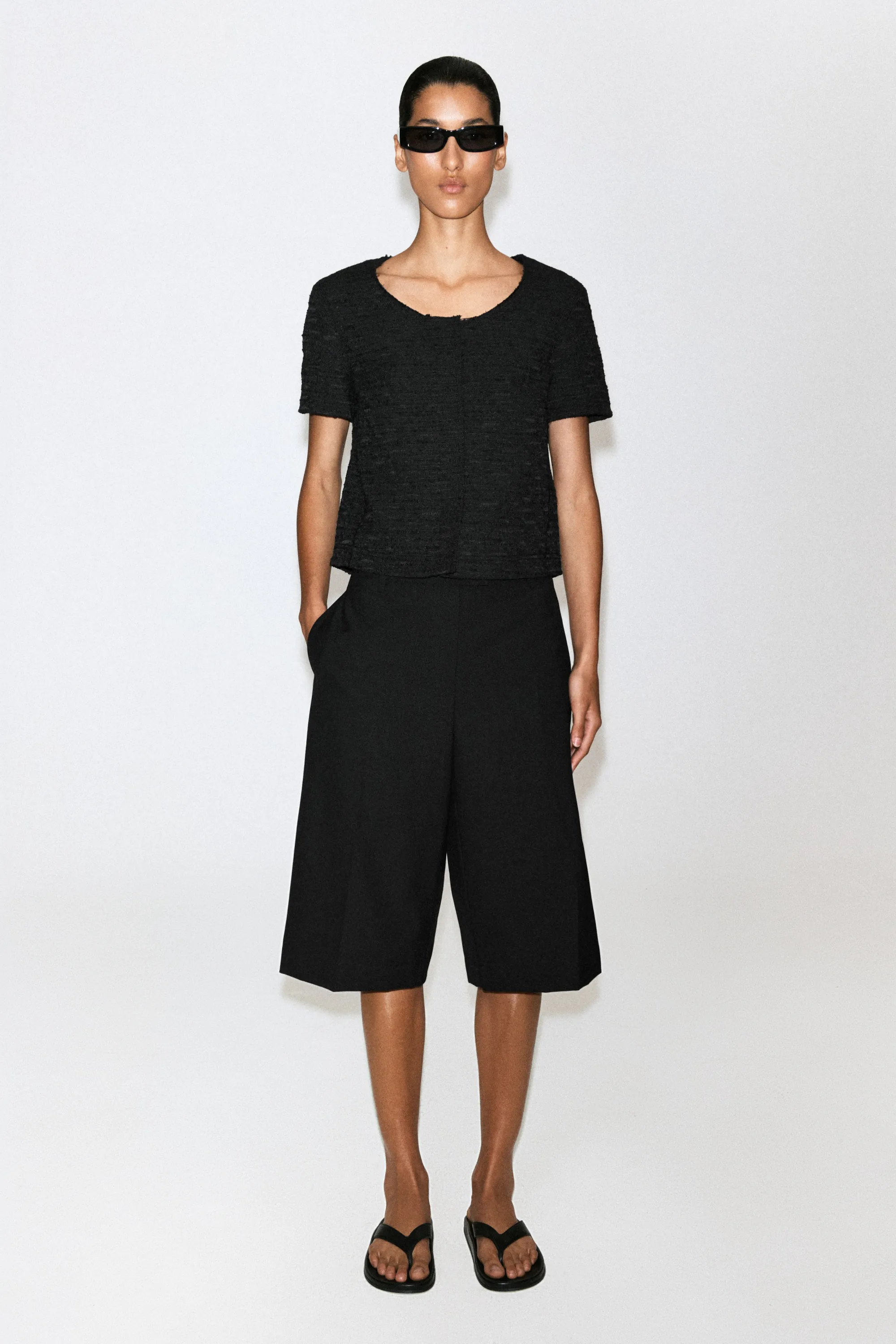 SHORT BERMUDA TAILLEUR - NOIR