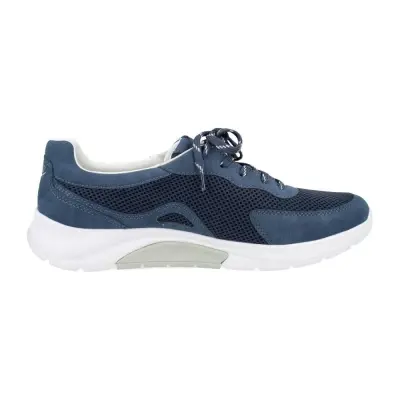 Baskets Gabor 66.923.26 Bleu Marine - Nubuck Lacets Rollingsoft Grande Pointure Femme — photo 3