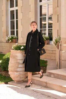 Darcy Wool Coat - Black — photo 5
