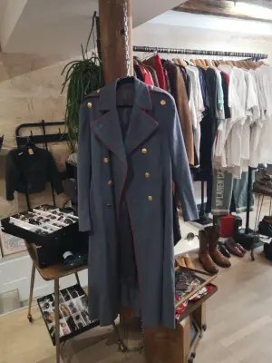 Manteau vintage style uniforme militaire — photo 1