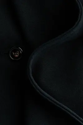 Veste avec détail façon écharpe - Noir — photo 4