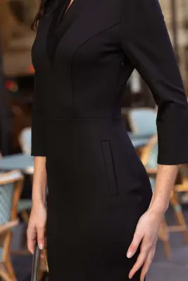 Annette Dress - Black — photo 5