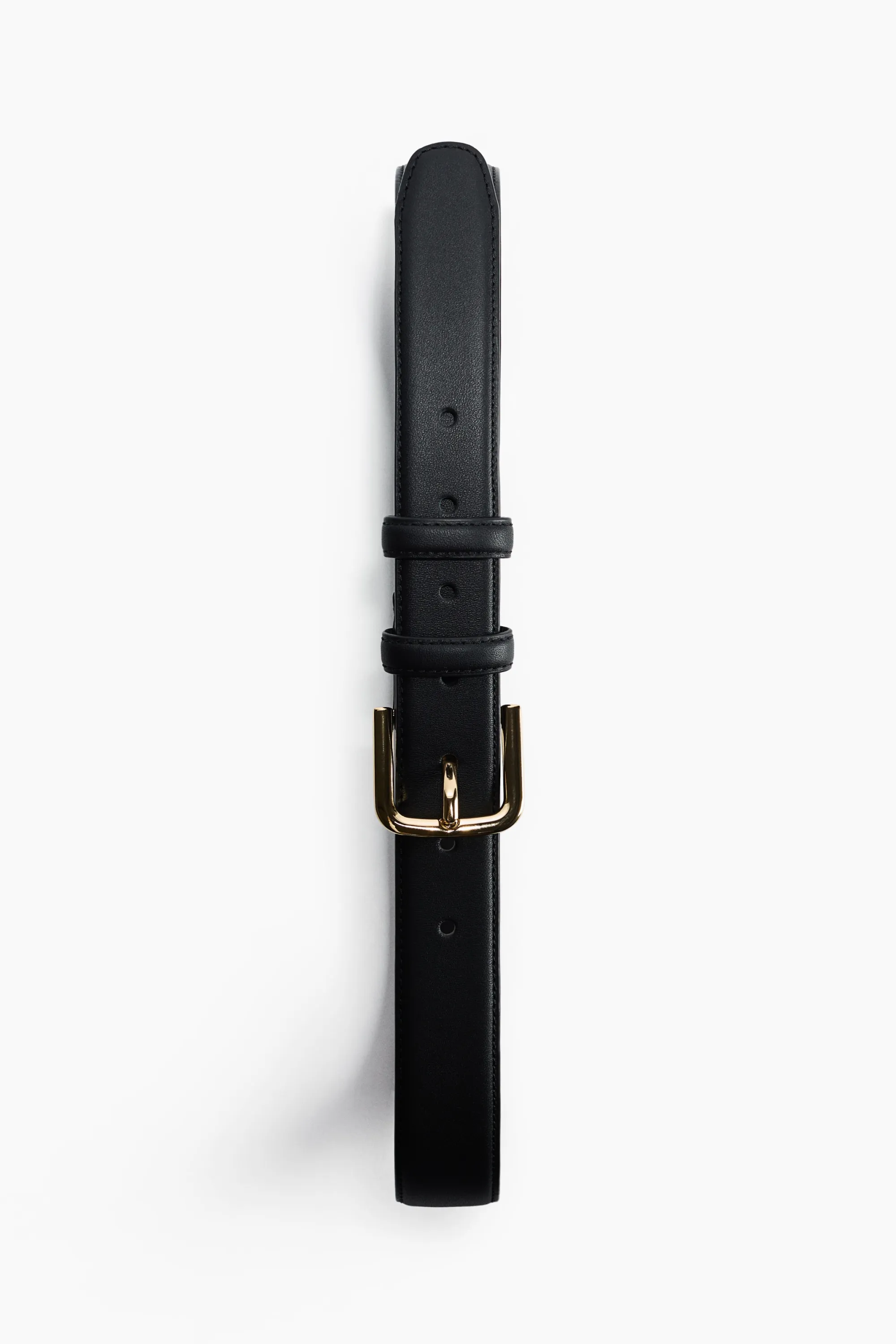 Leather belt - Noir
