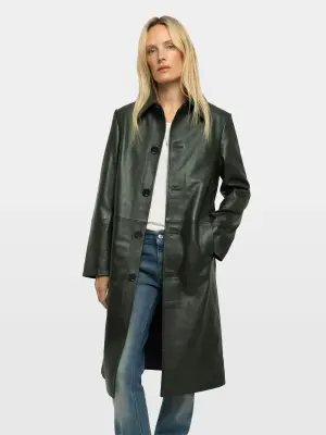 Manteau Mentlyr Cuir — photo 3