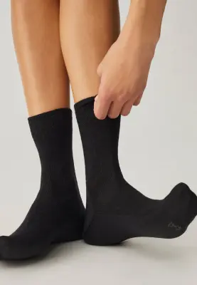 Les chaussettes en laine - Gris anthracite — photo 5