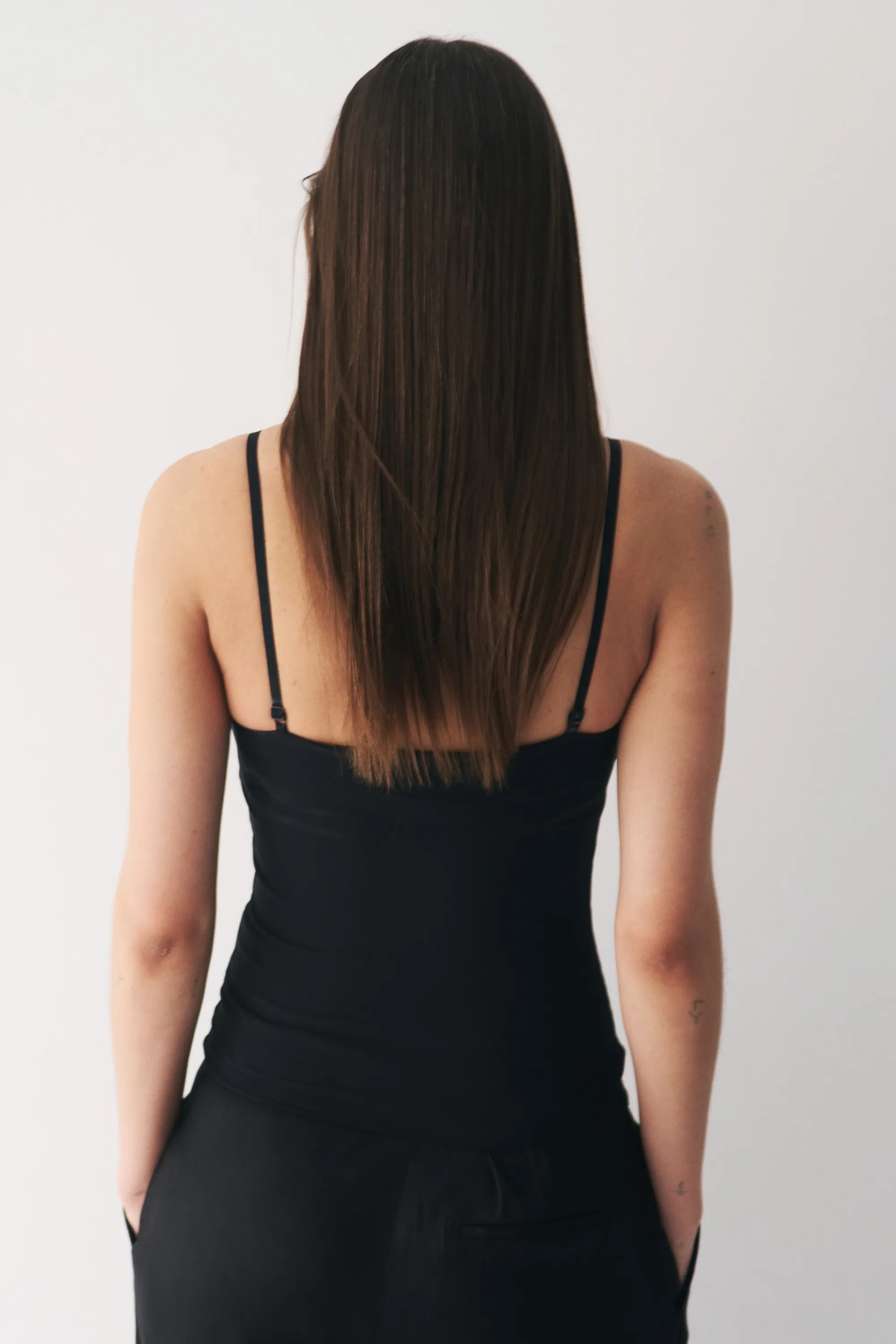 Top à bretelles Cooling Four-way stretch Slim Fit - Noir