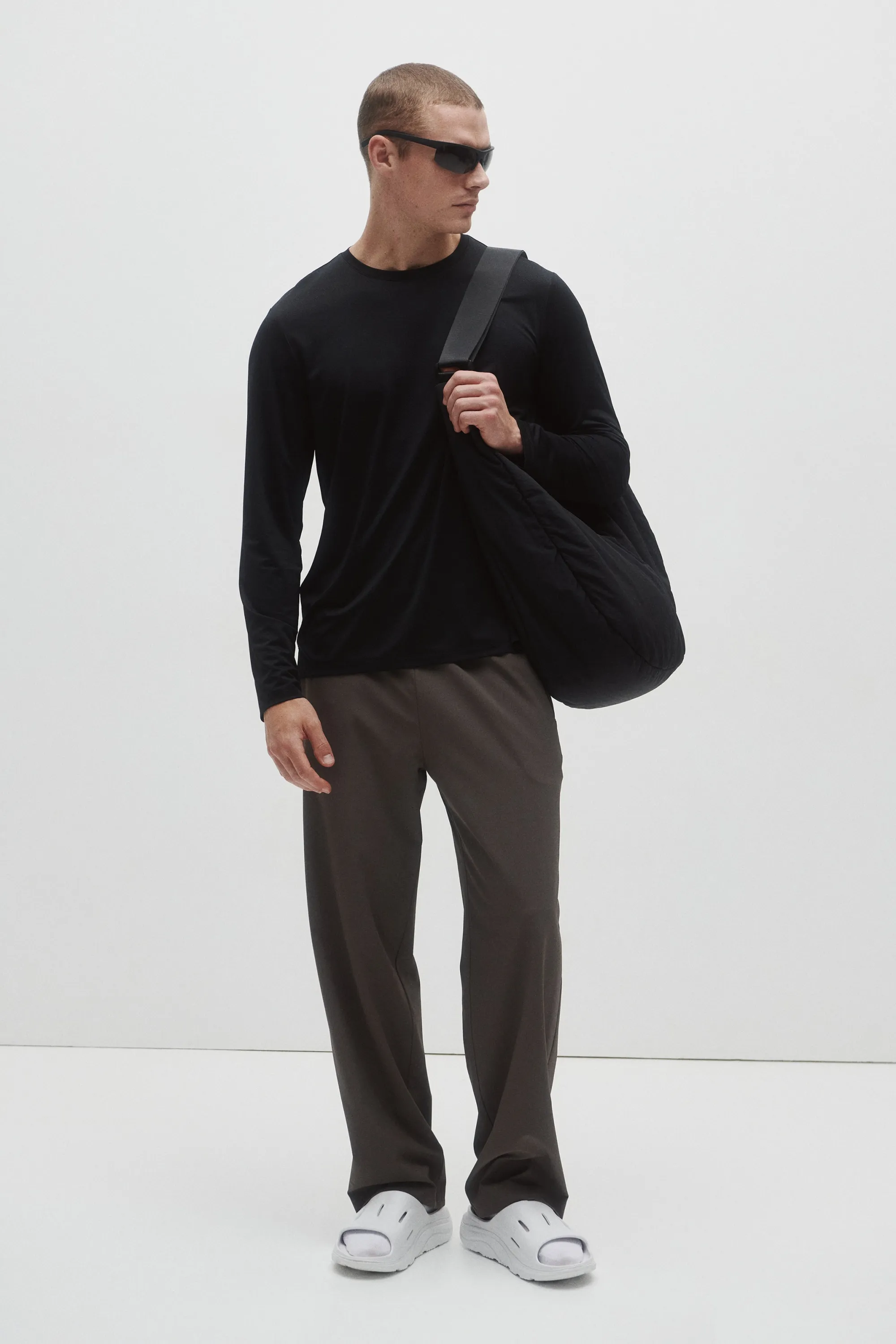 T-shirt de sport à manches longues DryMove™ - Noir