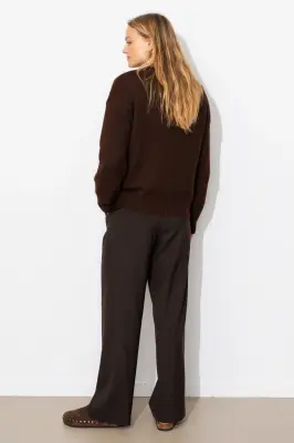 Pull oversize col rond Femme — photo 4