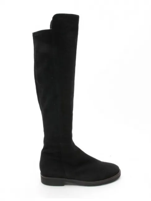 Bottes plates bout rond en suede noir Prix boutique 690€ Taille 37