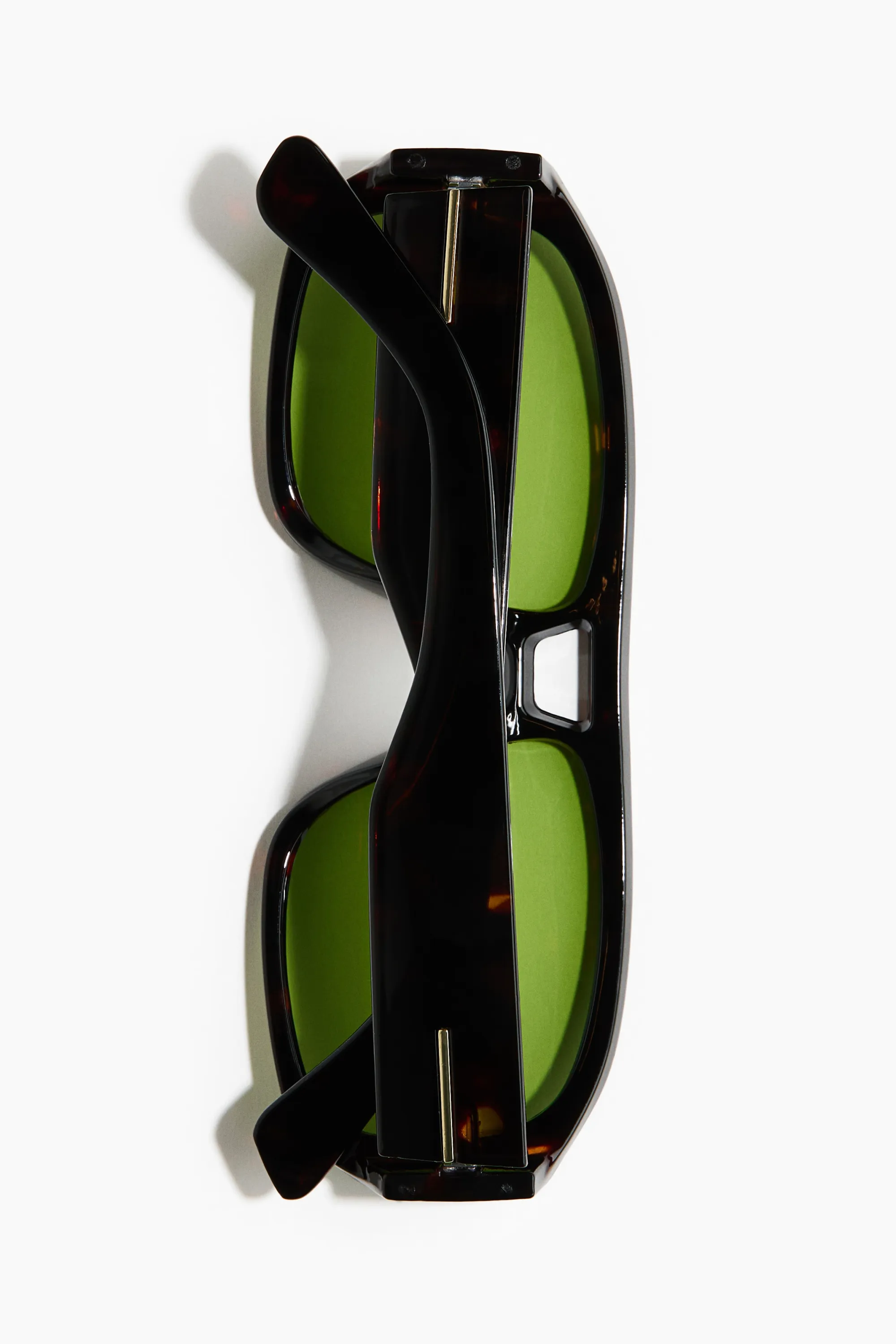 Lunettes de soleil polarisées de style aviateur - Marron/motif écaille de tortue