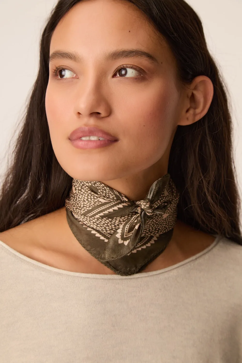 Foulard Nybiche Coeur Foret