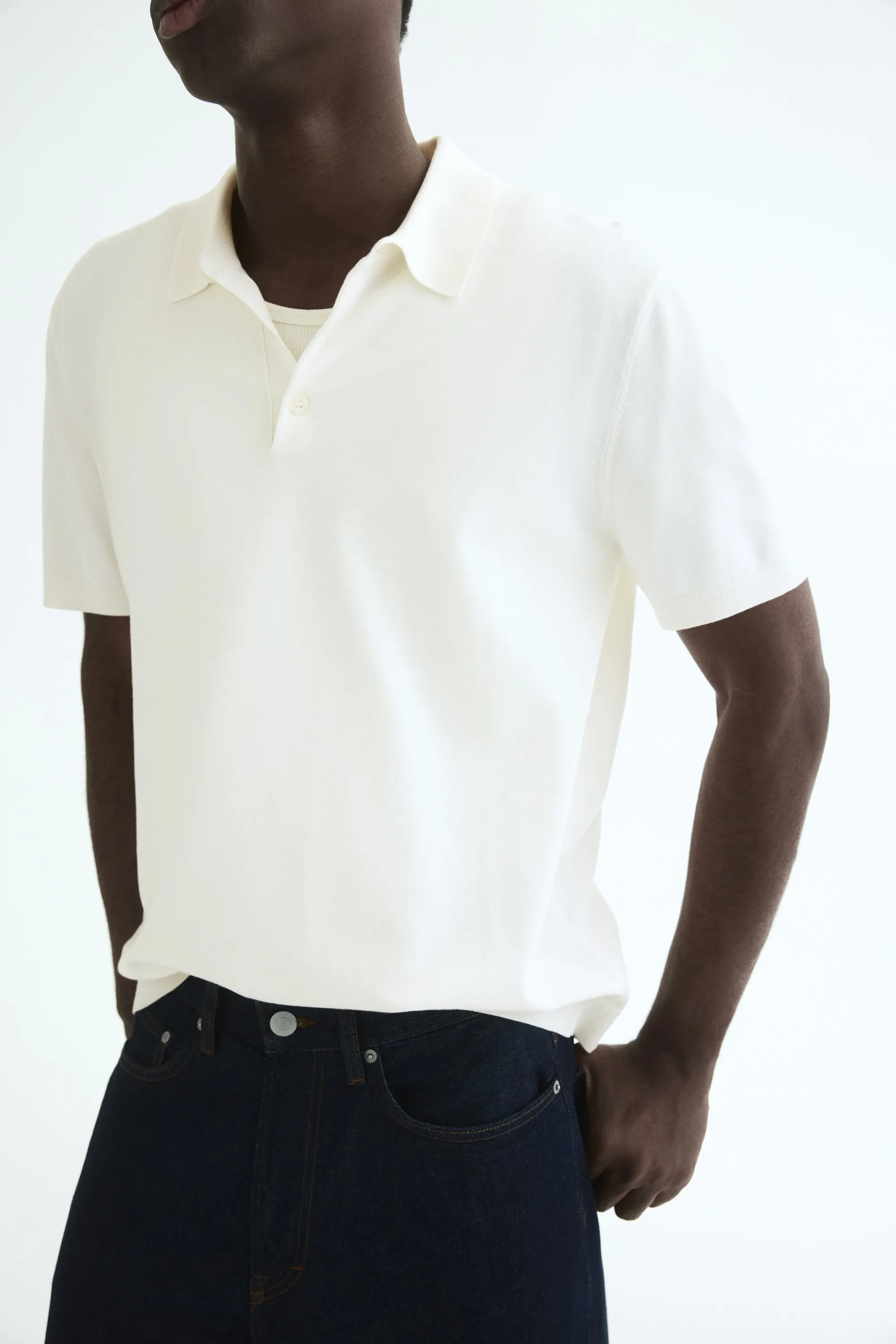 Polo Regular Fit - Crème