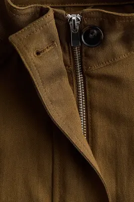 Veste oversize en lin mélangé - Beige foncé — photo 5