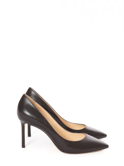 Escarpins en cuir noir bout pointu Prix boutique 595€ Taille 39