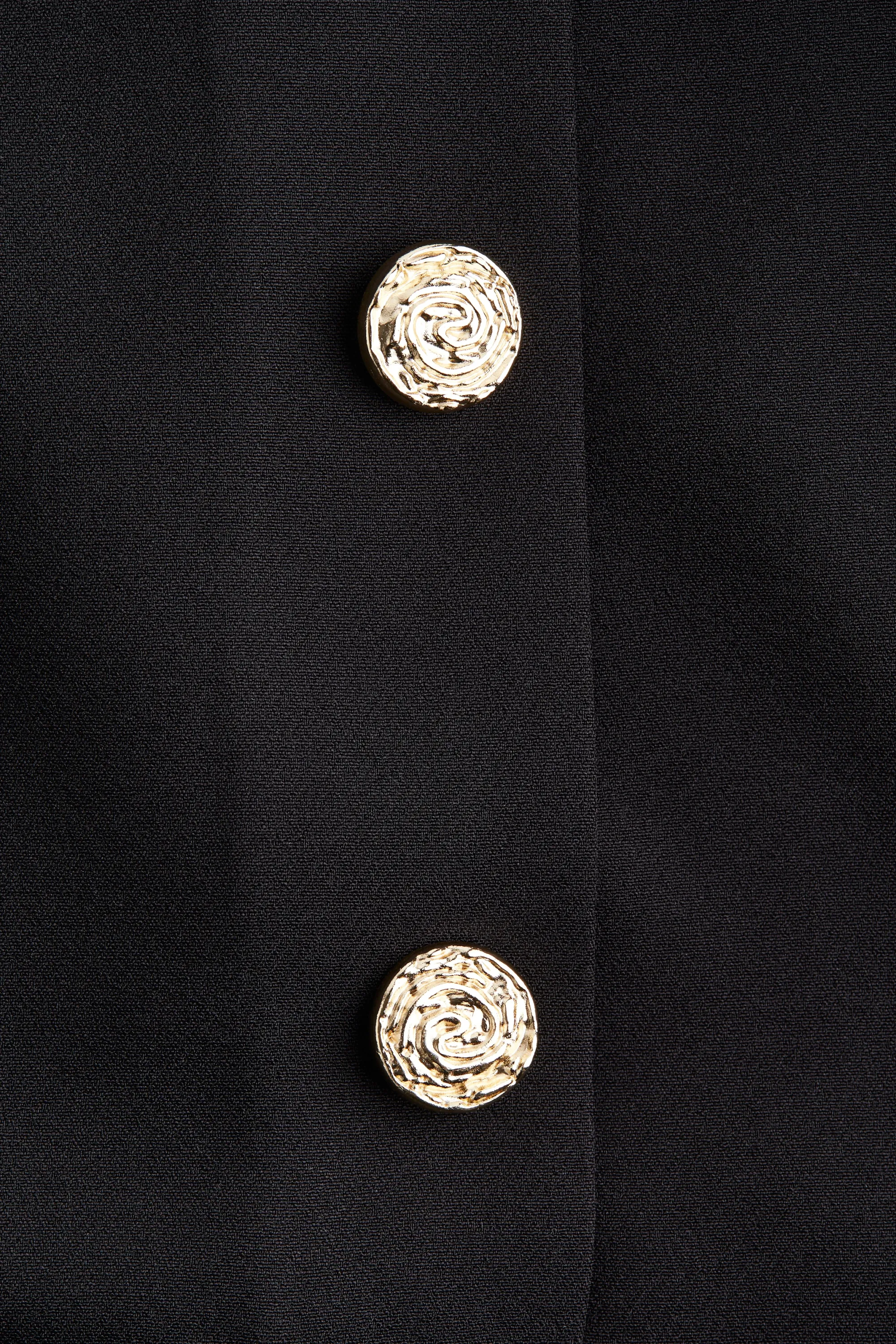 Robe à manches bouffantes - Noir