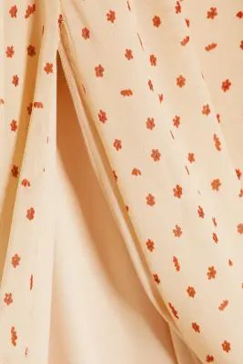 Jupe midi taille basse - Jaune clair - floral — photo 5