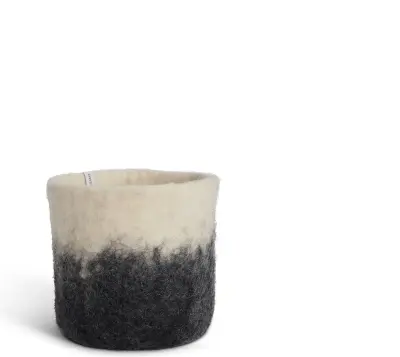 Cache-pot ombré en laine 14 cm – Aveva — photo 4