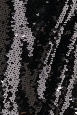 Jupe midi à sequins - Noir — photo 3