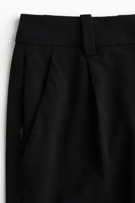 Short Bermuda Wrinkle Resistant Relaxed Fit - Noir — photo 4