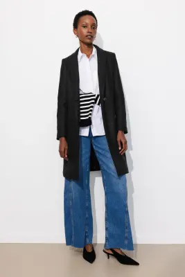 GISELE Manteau en laine Femme — photo 3