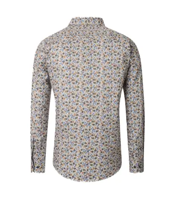 CASA MODA CHEMISE imprimée Marron bleu — photo 3