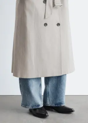 Chelsea boots en cuir à bouts pointus - Noir — photo 1