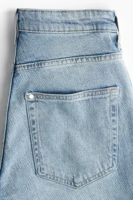 Curvy Fit Flared High Jeans - Bleu denim clair — photo 1