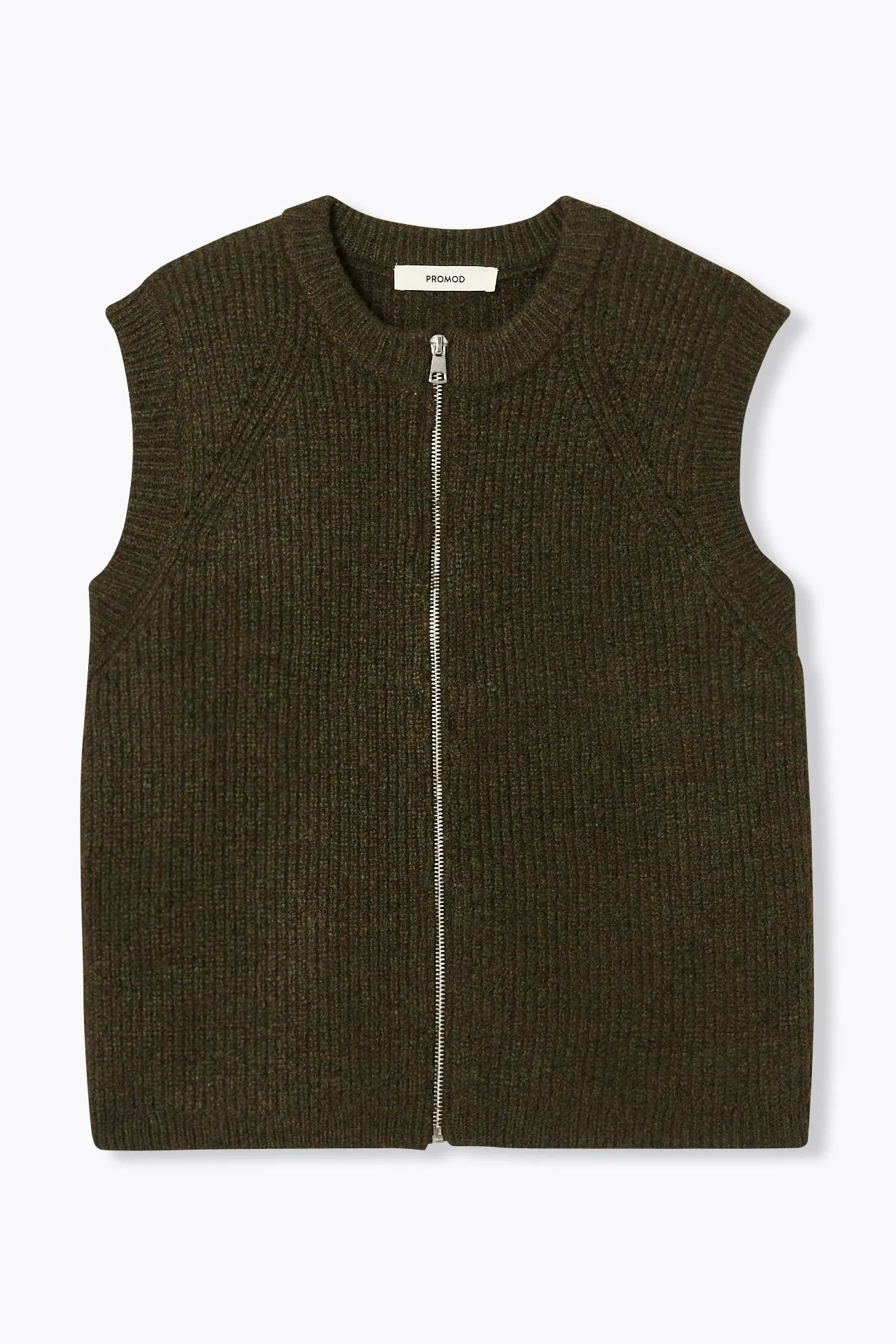 Gilet zippé sans manches