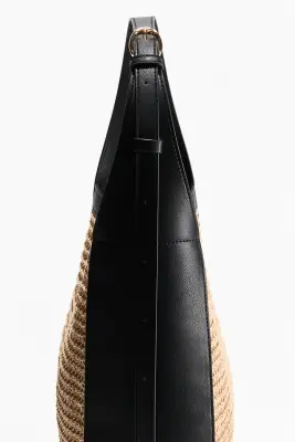 Shoulder bag - Beige/noir — photo 5